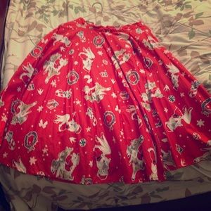 Christmas Hell Bunny Skirt